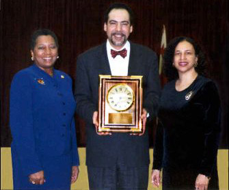 Congressmember Donna Christensen, Dr. Blakey, and Donna Wyant Howell