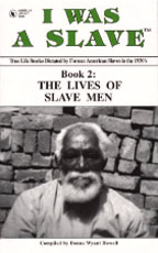 I WAS A SLAVE: Book 2: The Lives of Slave Men - white-haired slave man sitting by brick wall